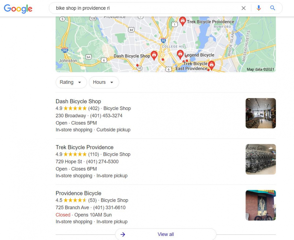 Google Map Ranking Service