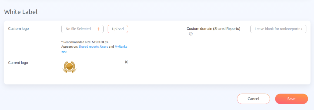 Customize White-Label Settings