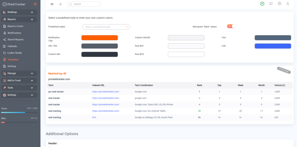 Create Templates
