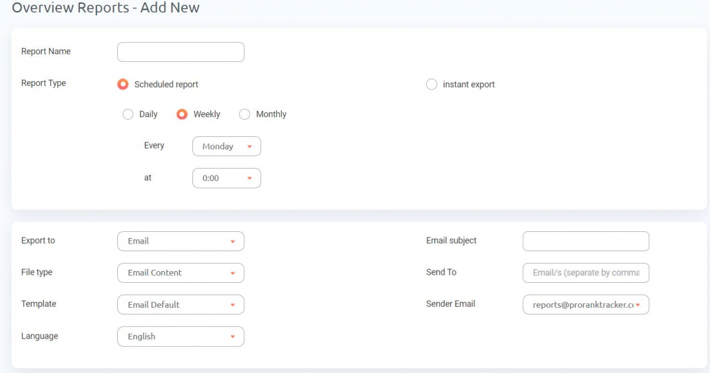 Customize and Generate Reports