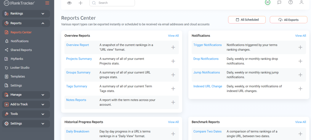 Generate Regular Ranking Reports