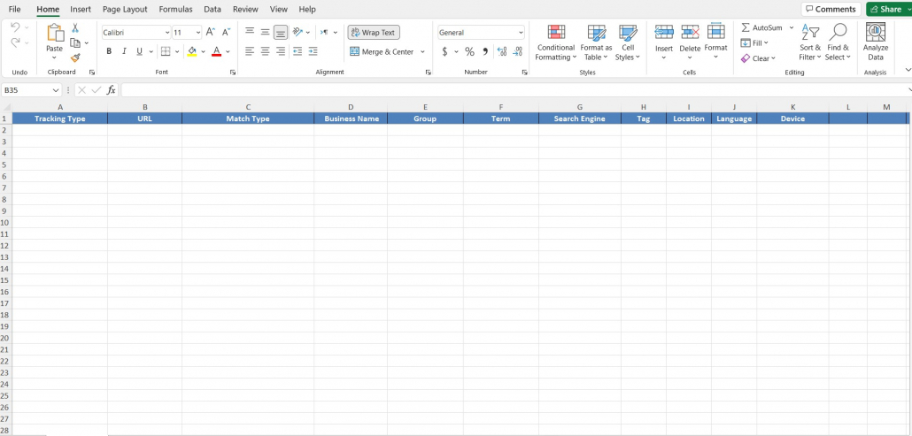 Fill Out the File