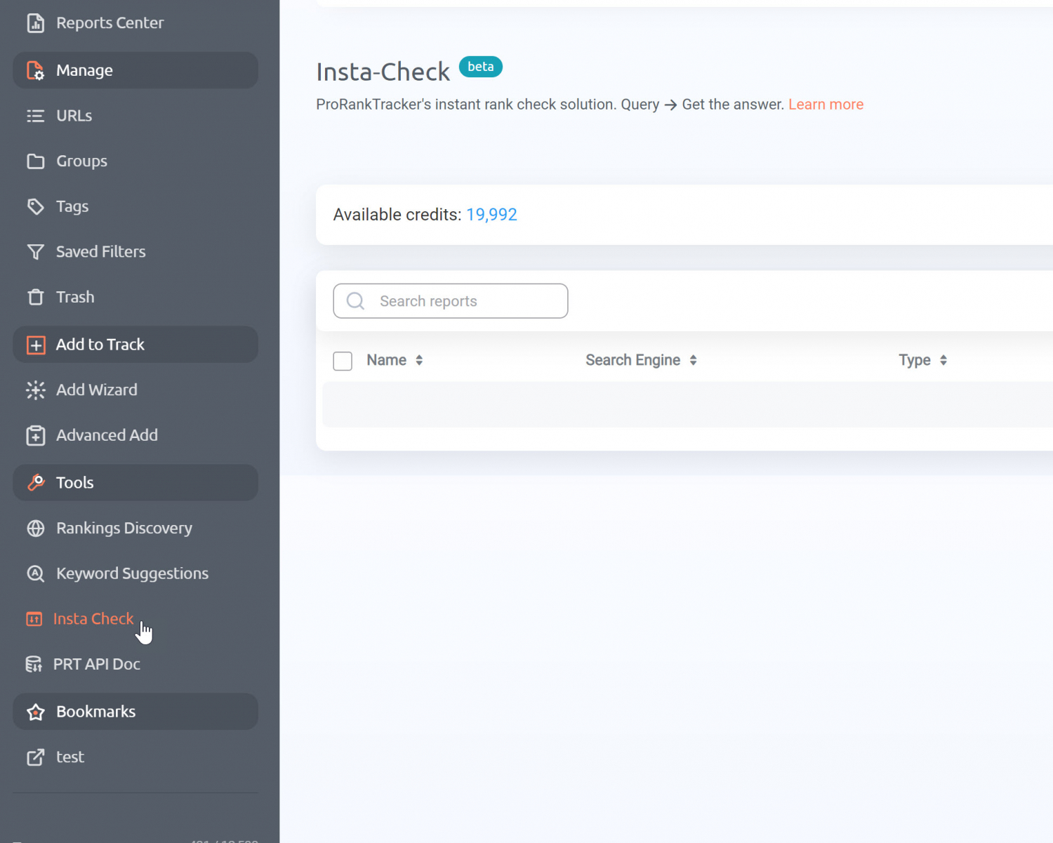 PRT’s New Tool: Insta-Check!