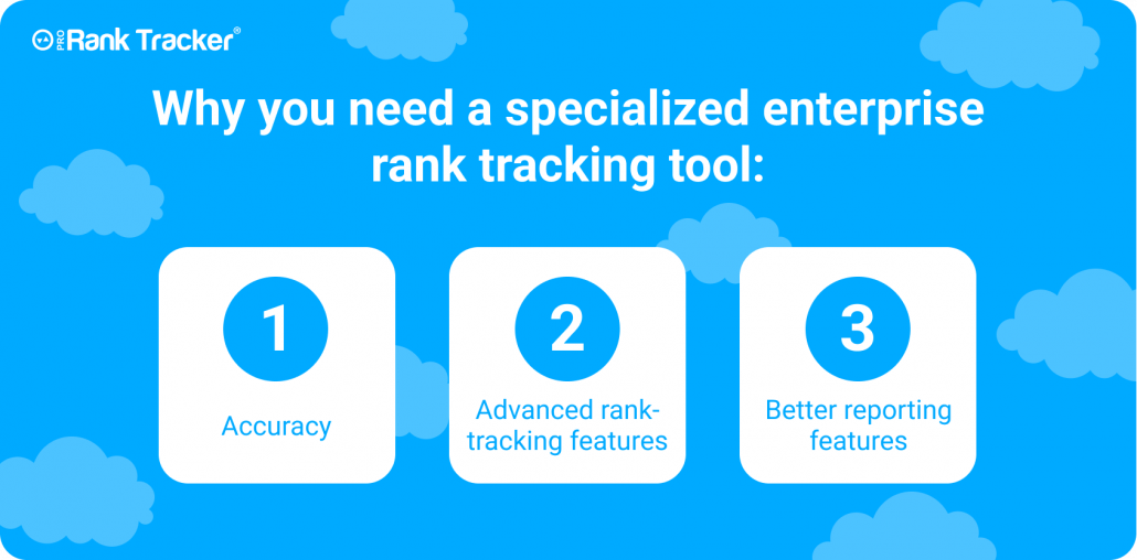 Why you need a specialized enterprise rank tracking tool