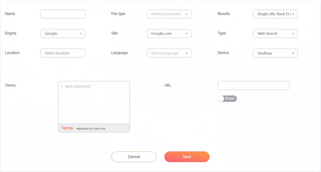 Upload Keywords to Check