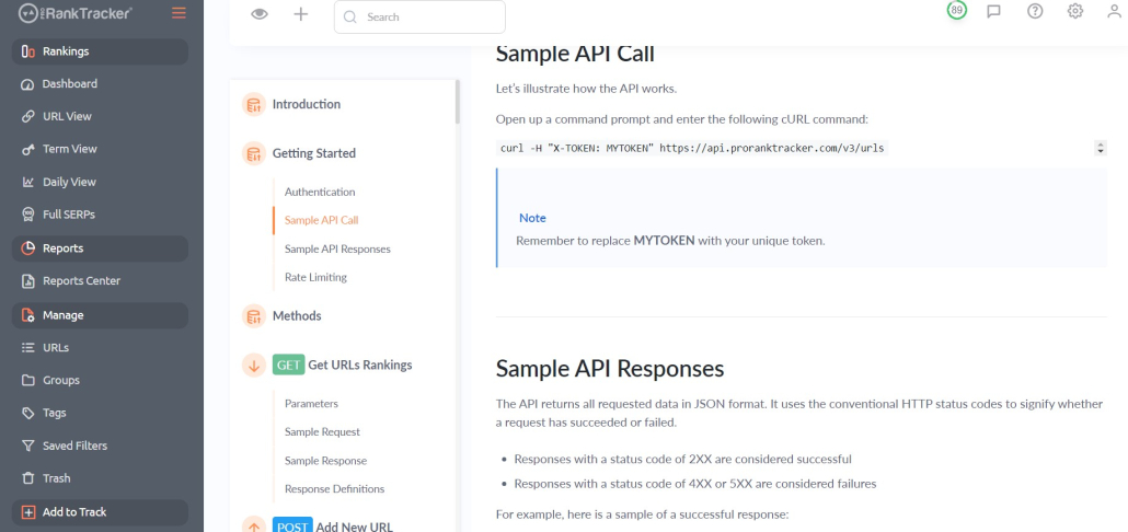 Use the ProRankTracker API to Create Integrations
