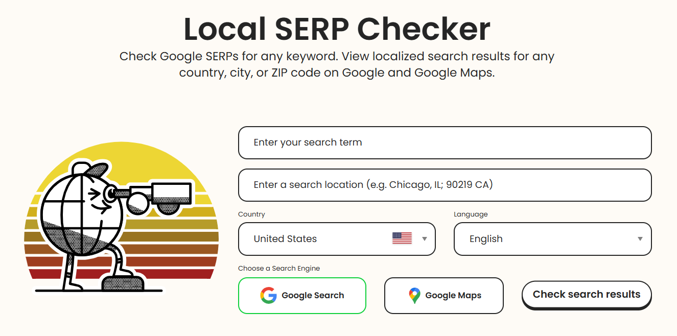Brightlocal SERP Checker