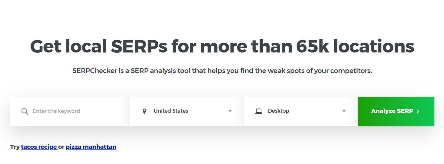 Mangools SERP Checker