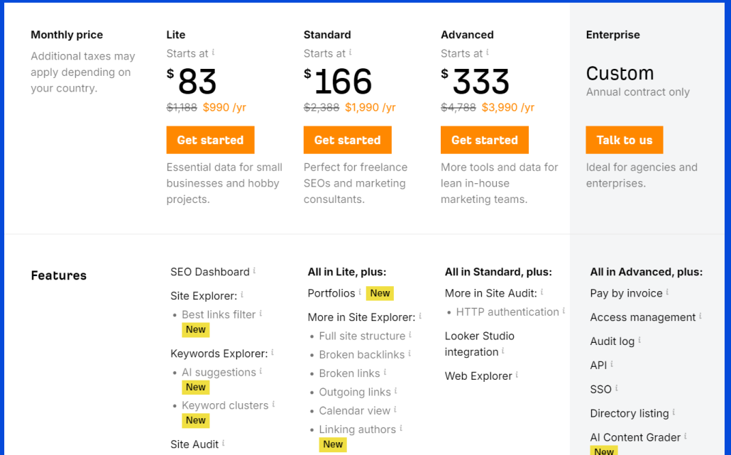 Pricing