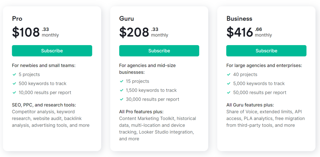Pricing