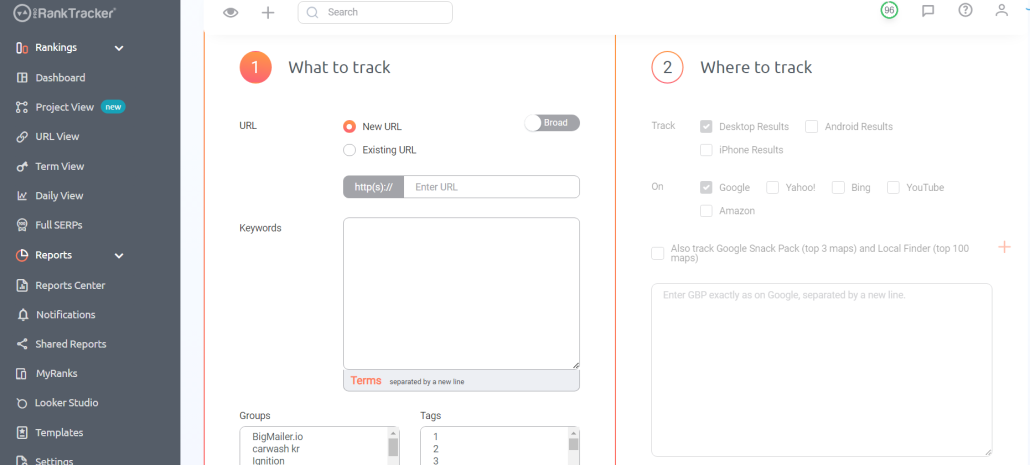 Use ProRankTracker to Track Your Ranks