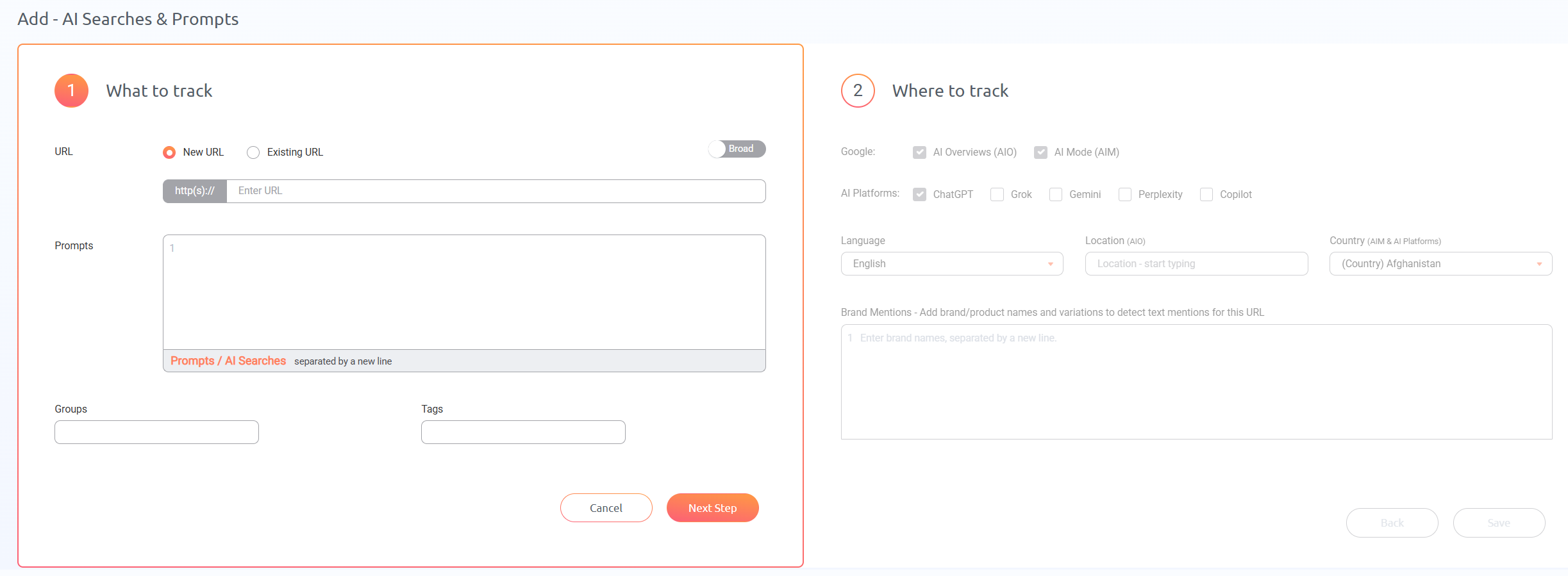 Add AI tracking