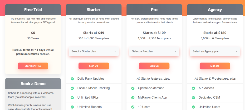 Pricing