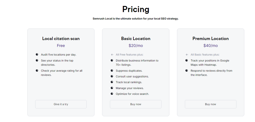 Pricing