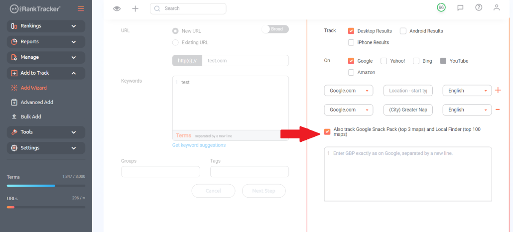 Add Google Business Profile