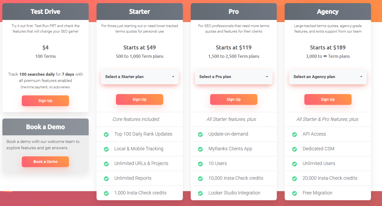 Pricing