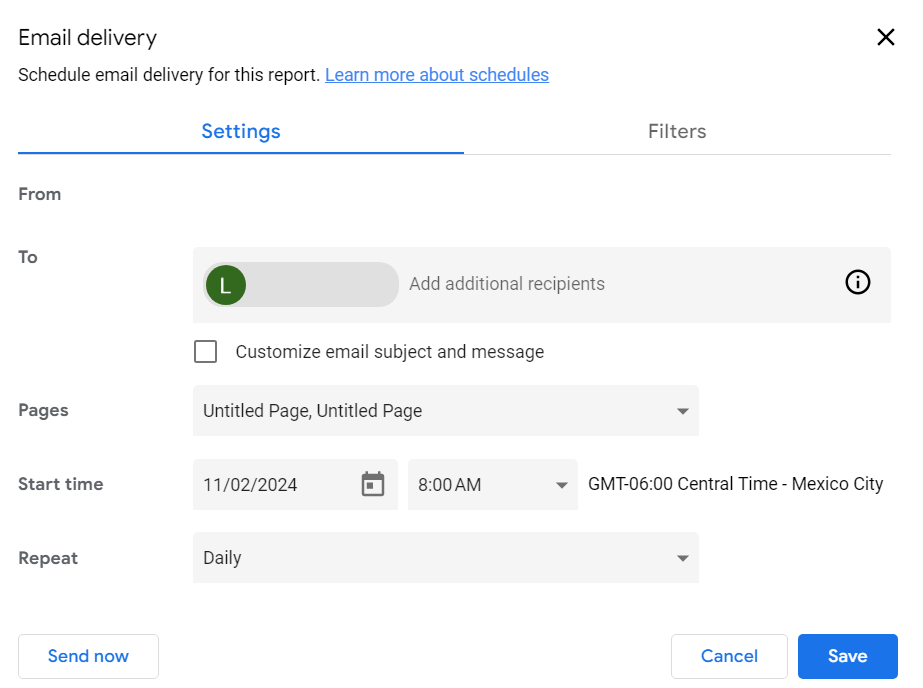 Create a Reporting Plan