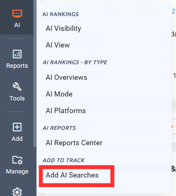 Add AI Searches