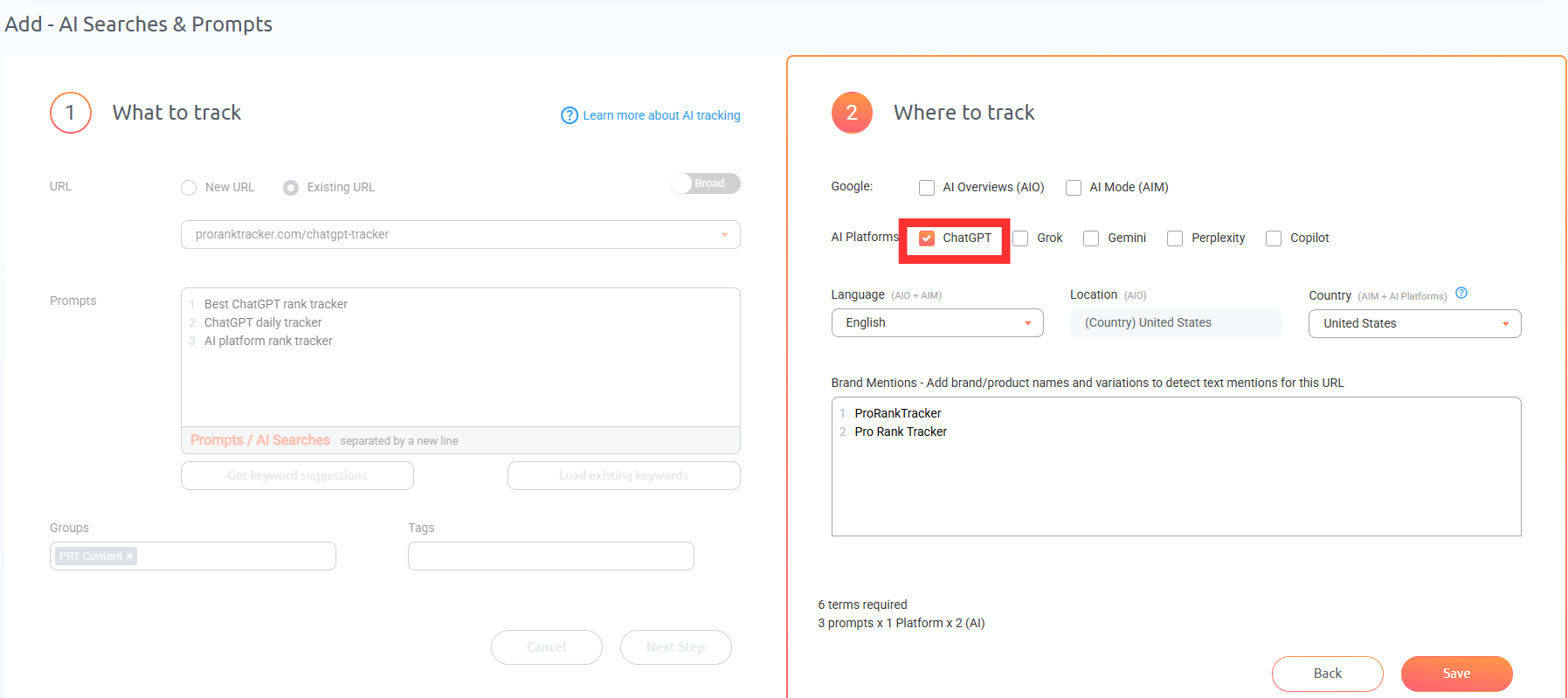 PRT ChatGPT Add Prompts
