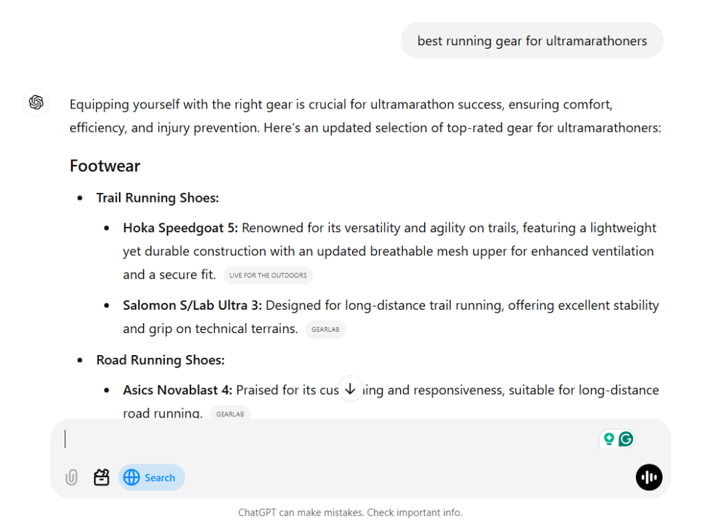 Understand How ChatGPT Selects Sources