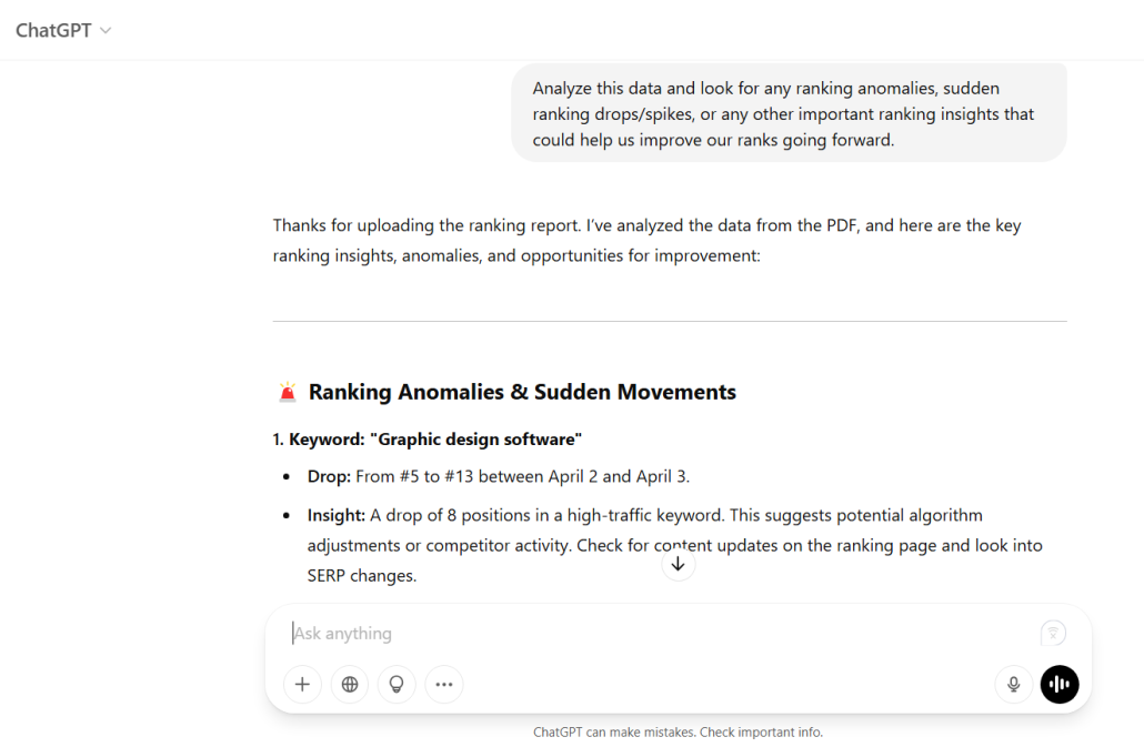 Identify Ranking Anomalies Faster