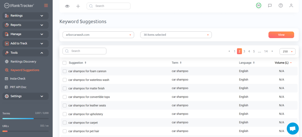 Find New Keywords
