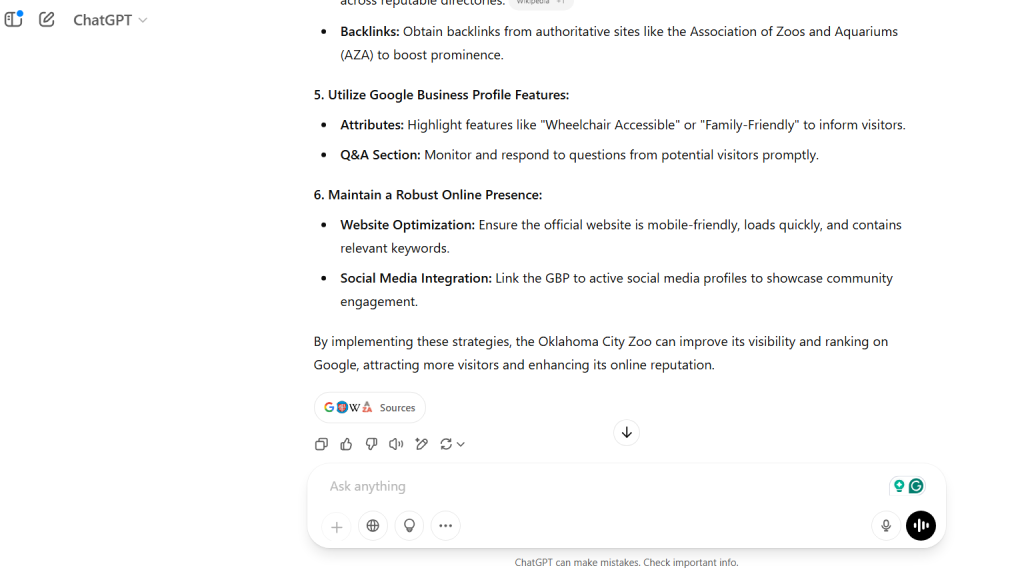 Optimize Google Business Profile Listings