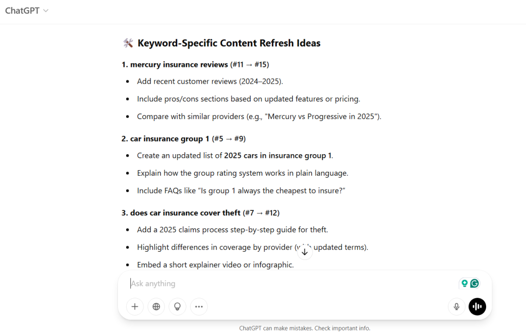 Automated Content Refresh Triggers