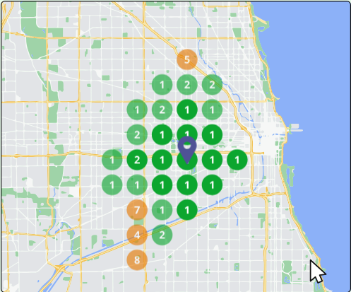 Local Rank Tracker and Google Maps Search Grid