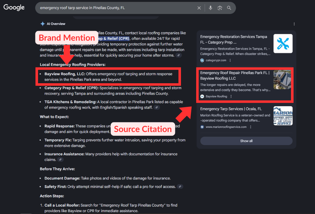 Brand Mention + Citation