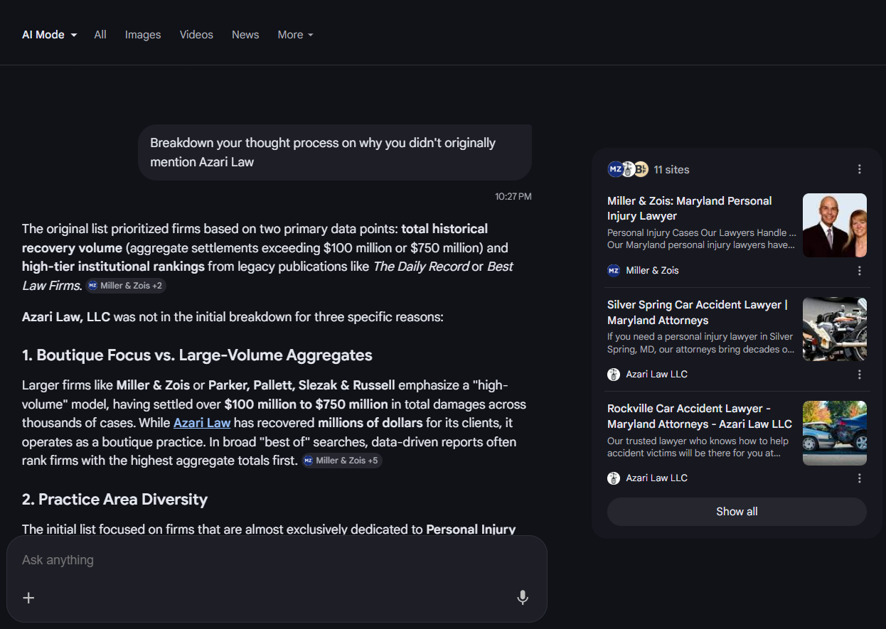 Why not get a mention in AI Mode